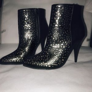 Black formal booties